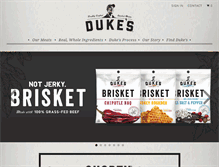 Tablet Screenshot of dukesmeats.com
